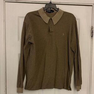 Polo Ralph Lauren Tan Long Sleeve Shirt
